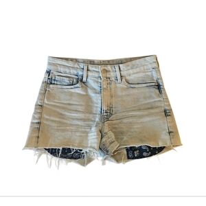Old Navy Acid Wash Denim Shorts Light Blue Size 6